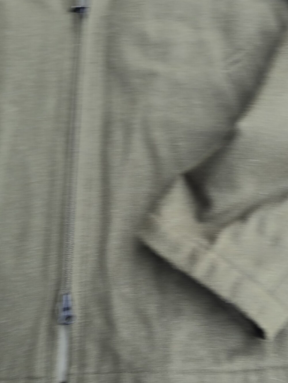 Structure Olive Zip-Front Wool Field Jacket - Picture 5 of 11